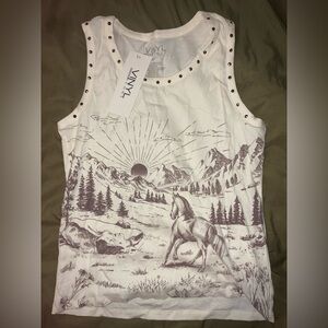 Western tank top
